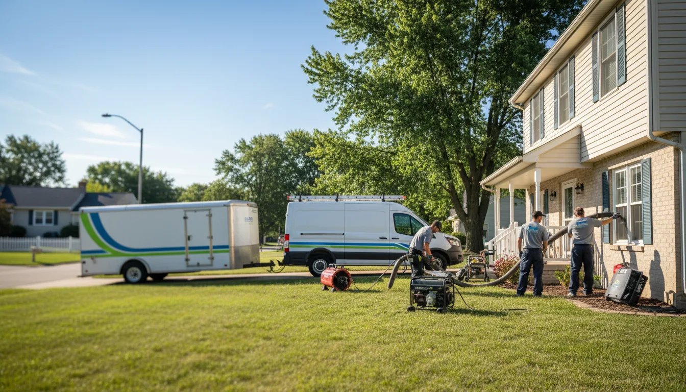 Flooded Basement Restoration And Cleanup With Repair in Portis, KS near me